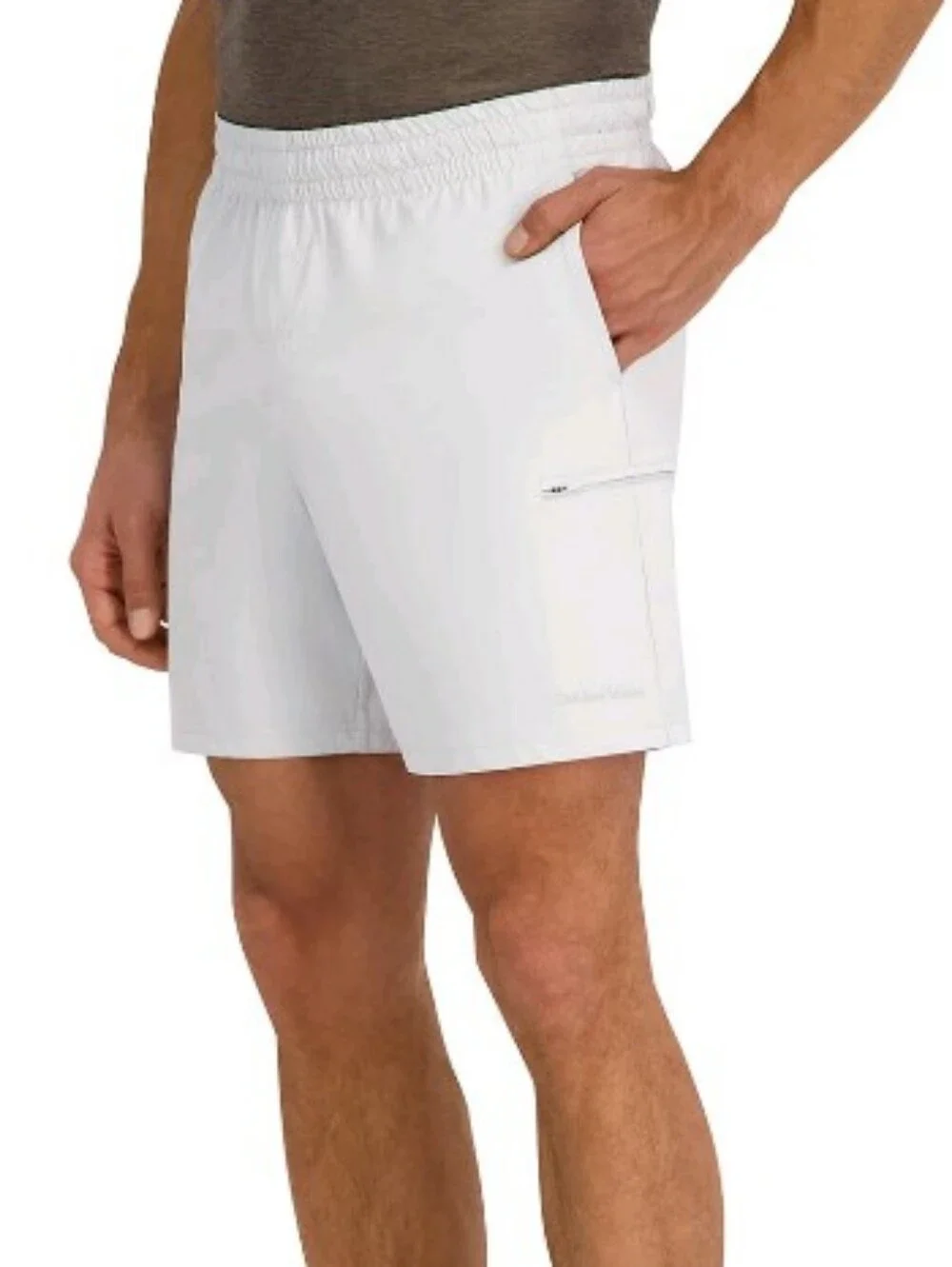 Outdoor Voices Men's HiFlex Shorts Light Grey Size Large NWT